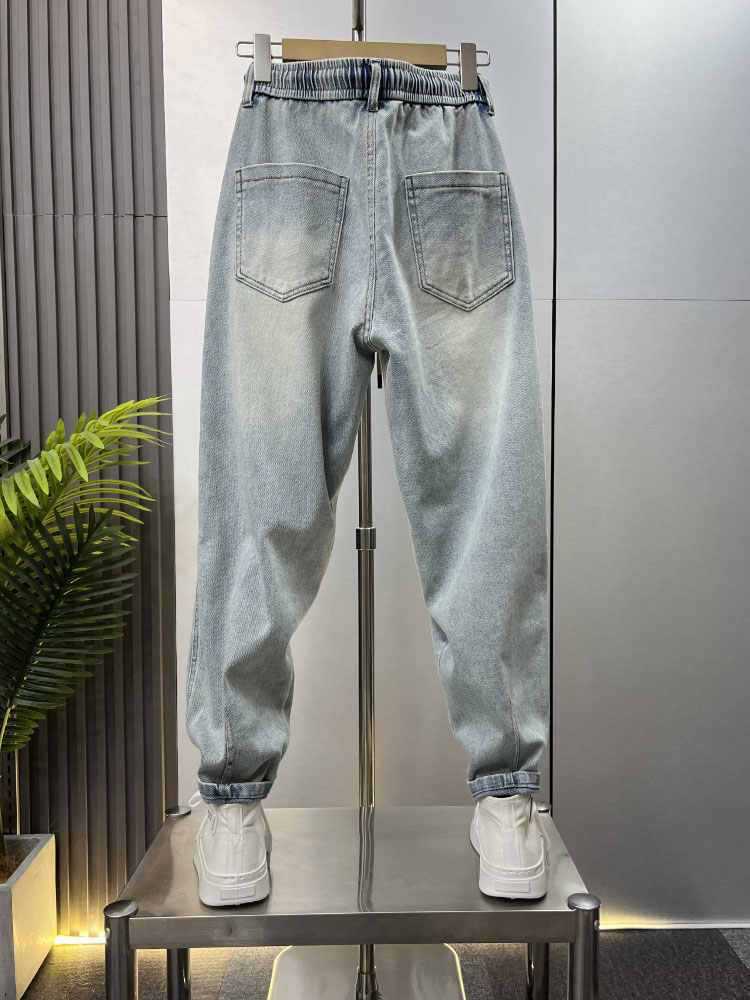 Men Vintage Washed Relaxed Straight Dad Jeans, Fleece Lined Available