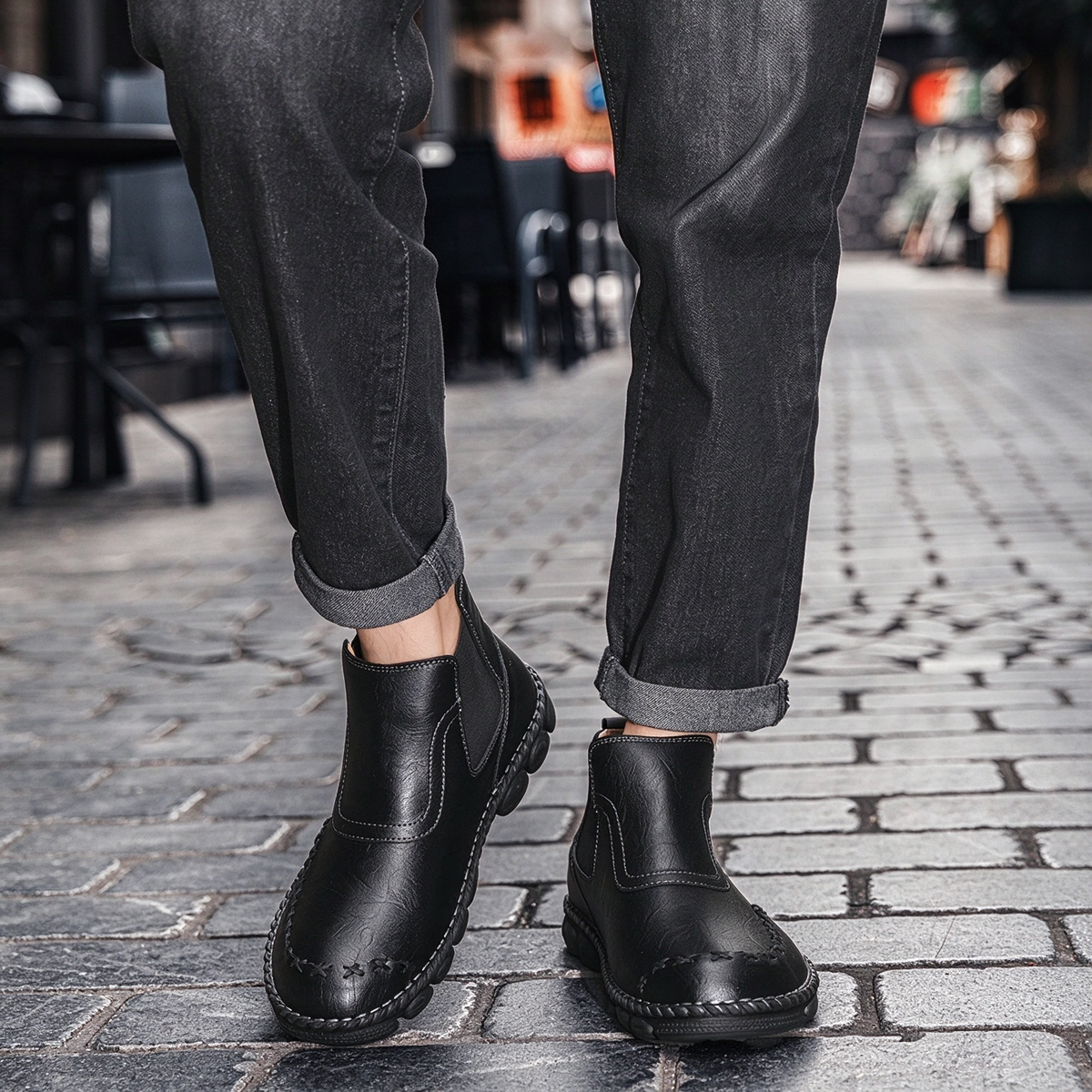 Men's Classic Slip On Chelsea Boots