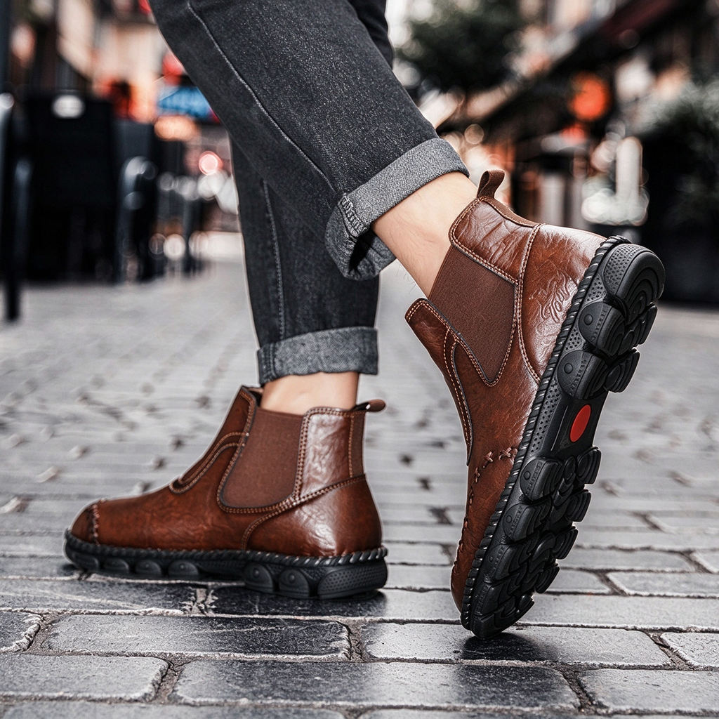 Men's Classic Slip On Chelsea Boots