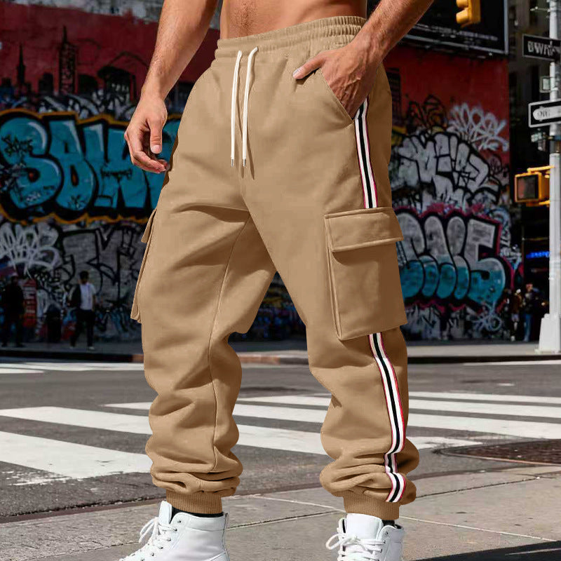 Men's Heavyweight Fleece Lined Cargo Sweatpants