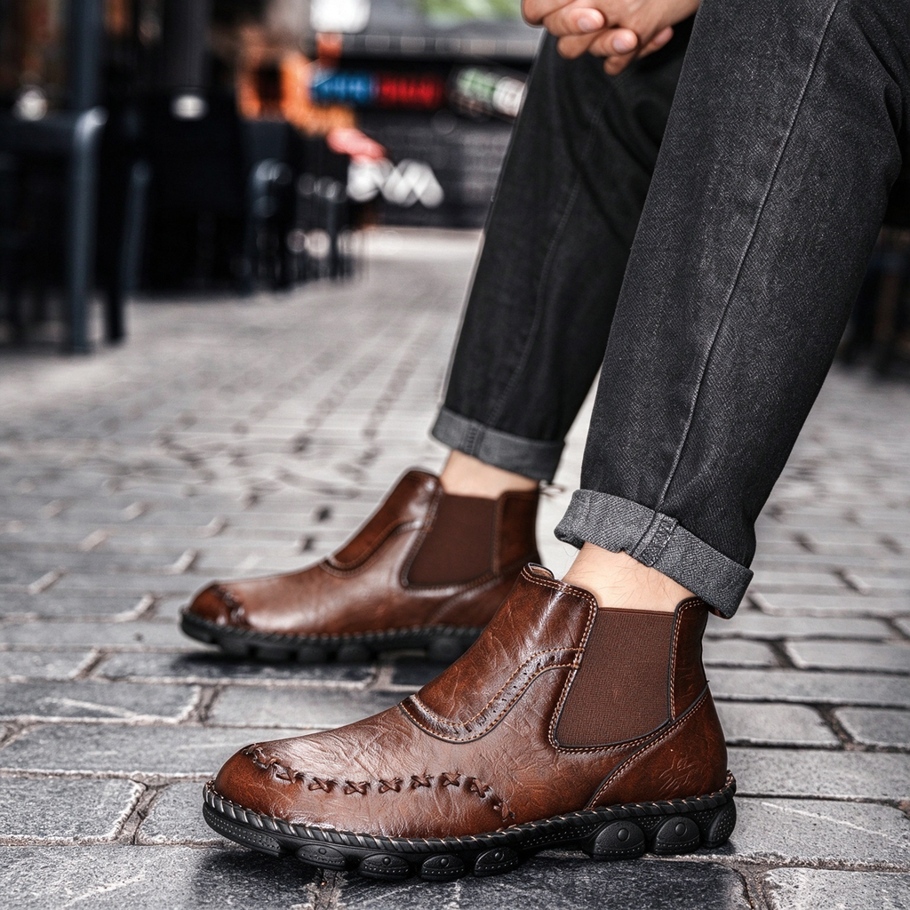 Men's Classic Slip On Chelsea Boots