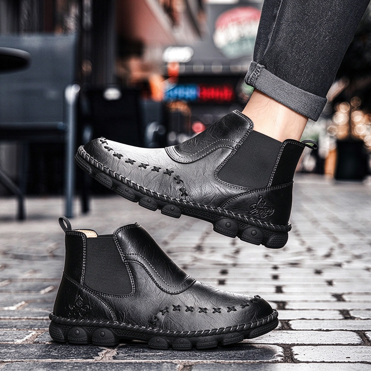 Men's Classic Slip On Chelsea Boots