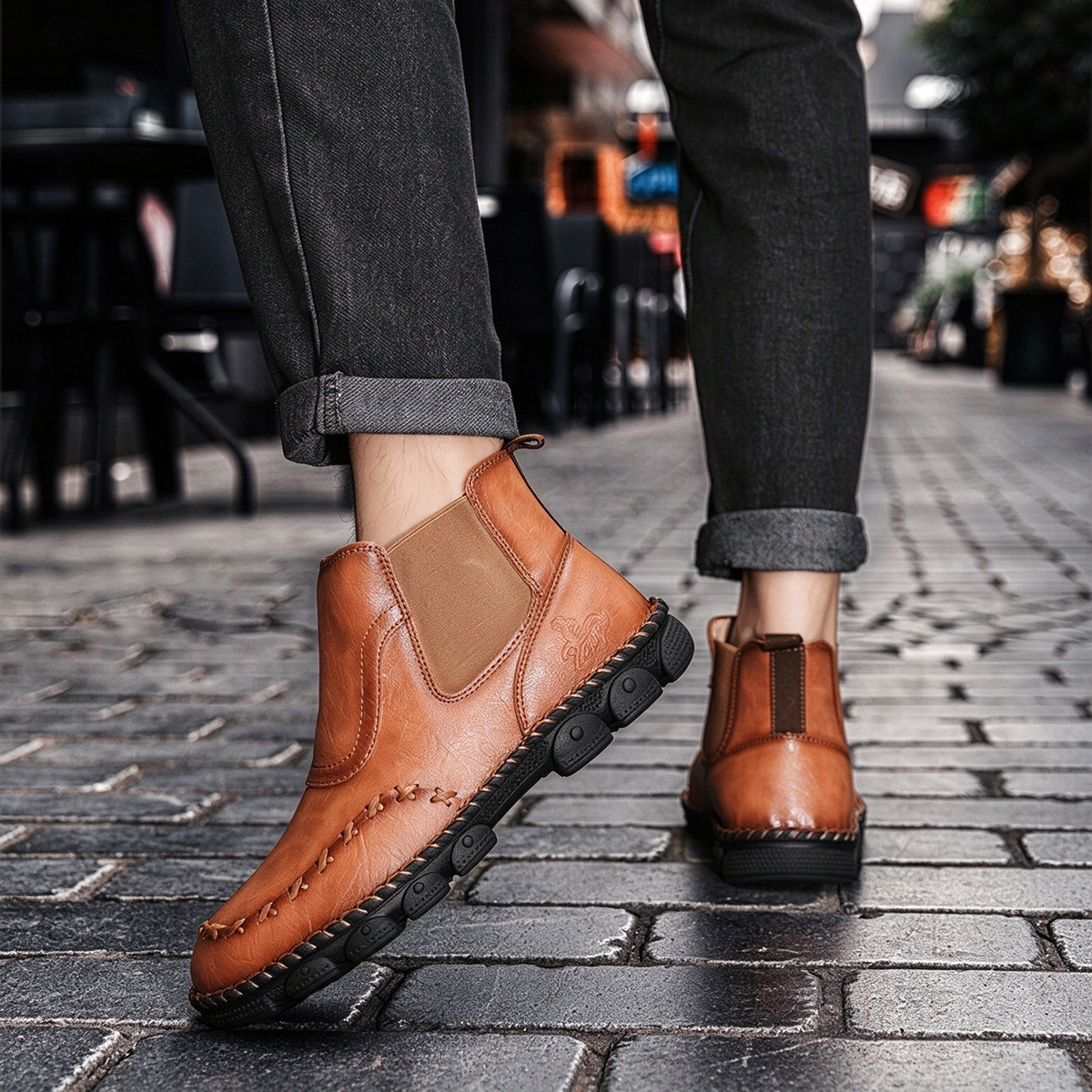 Men's Classic Slip On Chelsea Boots
