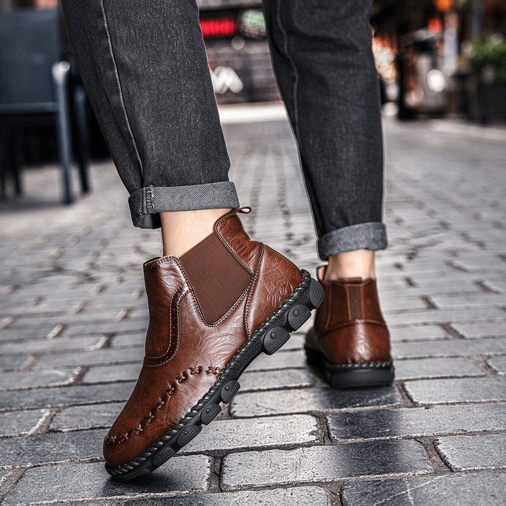 Men's Classic Slip On Chelsea Boots