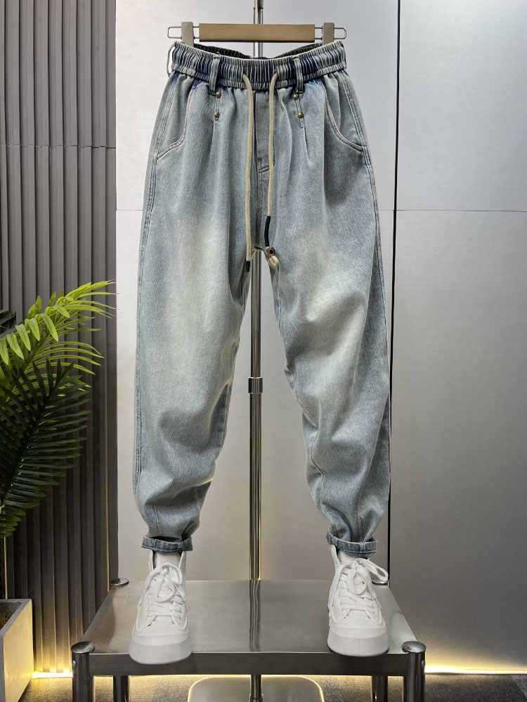 Men Vintage Washed Relaxed Straight Dad Jeans, Fleece Lined Available
